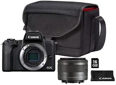 Фото Canon EOS M50 Mark II Kit 15-45 IS STM Value Up Kit