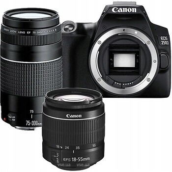 Фото Canon EOS 250D Kit 18-55 DC III 75-300