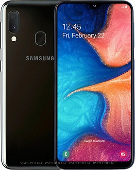 Фото Samsung Galaxy A20e 3/32Gb Black (SM-A202FD)