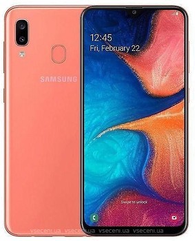 Фото Samsung Galaxy A20e 3/32Gb Coral (SM-A202FD)