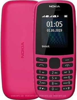 Фото Nokia 105 (2019) Pink Dual Sim