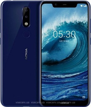 Фото Nokia 5.1 Plus (Nokia X5) 3/32Gb Baltic Sea Blue