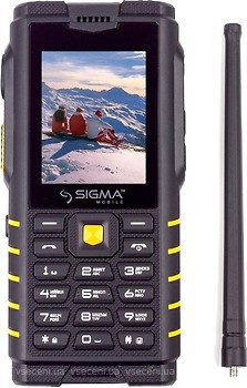 Фото Sigma Mobile X-treme DZ68 Black/Yellow