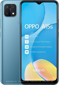 Фото Oppo A15s 4/64Gb Mystery Blue