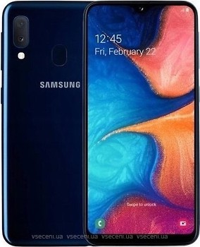 Фото Samsung Galaxy A20e 3/32Gb Blue (SM-A202FD)