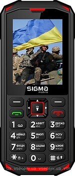 Фото Sigma Mobile X-treme PA68 Black/Red