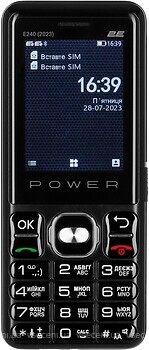 Фото 2E E240 Power (2023) Black Dual Sim