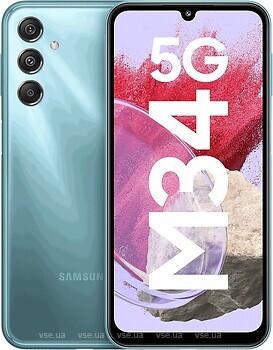Фото Samsung Galaxy M34 5G 6/128Gb Waterfall Blue (SM-M346B)