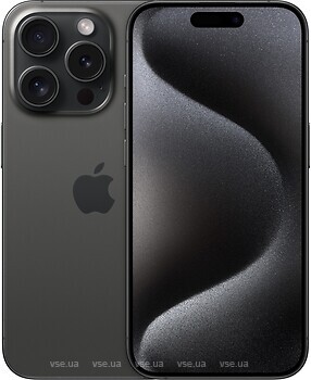 Фото Apple iPhone 15 Pro 1Tb Black Titanium Dual Sim (MTQH3)