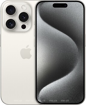 Фото Apple iPhone 15 Pro 256Gb White Titanium Dual Sim (MTQ93)