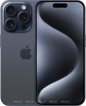 Фото Apple iPhone 15 Pro 256Gb Blue Titanium Dual Sim (MTQC3)