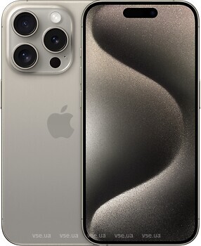 Фото Apple iPhone 15 Pro 128Gb Natural Titanium Dual Sim (MTQ63)