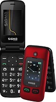 Фото Sigma Mobile Comfort 50 Shell Duo Type-C Black-Red
