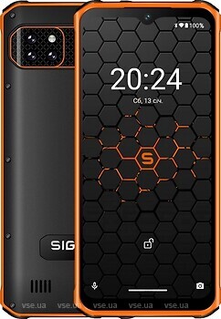 Фото Sigma Mobile X-treme PQ56 6/128Gb Black/Orange