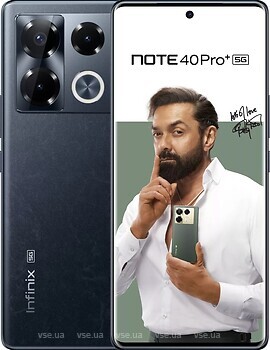 Фото Infinix Note 40 Pro+ 5G 12/256Gb Obsidian Black