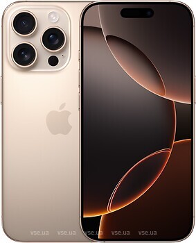 Фото Apple iPhone 16 Pro 256Gb Desert Titanium eSim (MYMJ3)