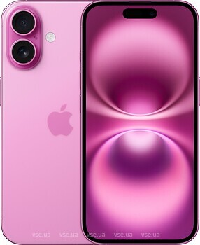 Фото Apple iPhone 16 128Gb Pink eSim (MYAR3)