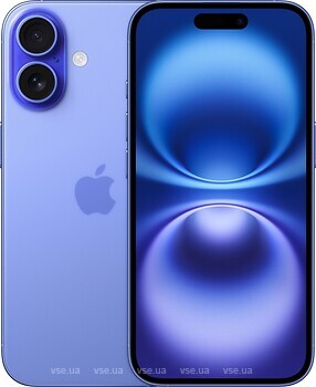 Фото Apple iPhone 16 128Gb Ultramarine (MYEC3)