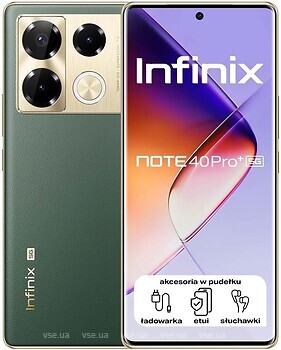 Фото Infinix Note 40 Pro+ 5G 12/256Gb Vintage Green