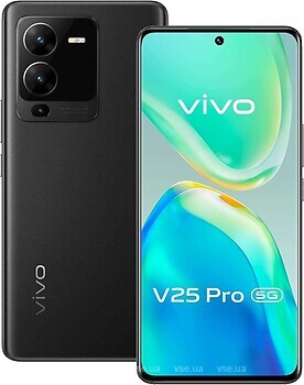 Фото Vivo V25 Pro 12/256Gb Starlight Black