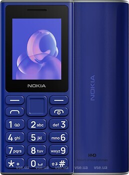 Фото Nokia 105 (2024) Dual Sim Blue