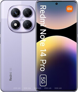 Фото Xiaomi Redmi Note 14 Pro 5G 8/256Gb Lavender Purple