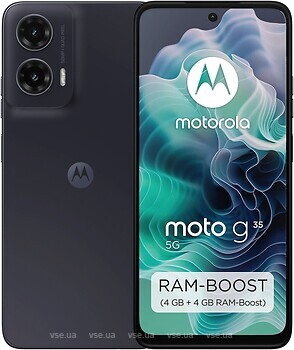 Фото Motorola Moto G35 5G 4/256Gb Midnight Black