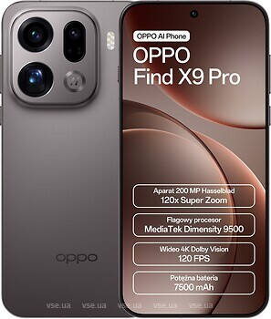 Фото Oppo Find X9 Pro 16/512Gb Titanium Charcoal