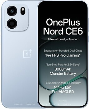Фото OnePlus Nord CE6 8/256Gb Fresh Blue