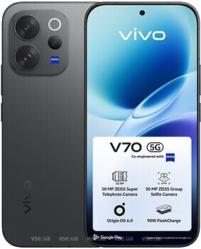 Фото Vivo V70 8/512Gb Authentic Black