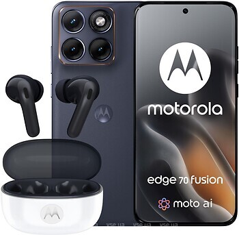 Фото Motorola Edge 70 Fusion with Buds 2 7000 mAh 12/256Gb Silhouette