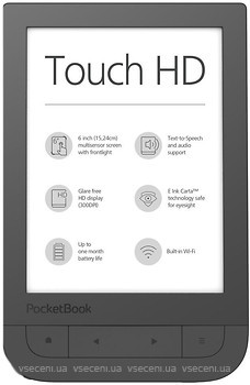 Фото PocketBook 631 Touch HD Black