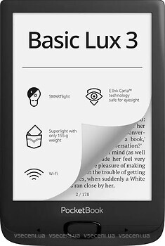 Фото PocketBook 617 Basic Lux 3 Obsidian Black