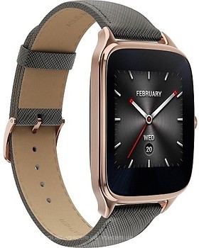 Фото ASUS ZenWatch 2 Gold Leather Grey (WI501Q)