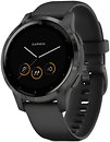 Фото Garmin Vivoactive 4S Slate Stainless Steel Bezel with Black Case and Silicone Band