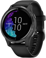 Фото Garmin Venu Slate Stainless Steel Bezel with Black Case and Silicone Band
