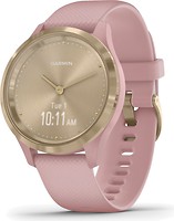 Фото Garmin Vivomove 3S Light Gold Stainless Steel Bezel with Dust Rose Case and Silicone Band