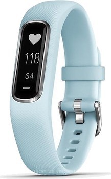 Фото Garmin Vivosmart 4 Small/Medium Azure Blue with Silver Hardware