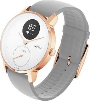 Фото Withings Steel HR 36 mm Gold/White