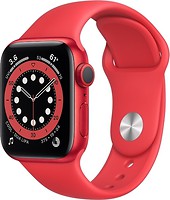 Фото Apple Watch Series 6 GPS 40mm Product Red Aluminum Case with Sport Band (M00A3)