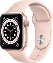 Фото Apple Watch Series 6 GPS 44mm Gold Aluminum Case with Pink Sand Sport Band (M00E3)