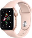 Фото Apple Watch SE GPS + Cellular 40mm Gold Aluminum Case with Pink Sand Sport Band (MYEA2)