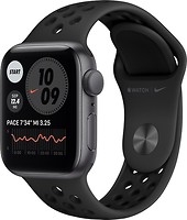 Фото Apple Watch Nike SE GPS + Cellular 44mm Space Gray Aluminum Case with Anthracite/Black Nike Sport Band (MG063)