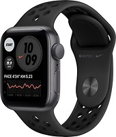 Фото Apple Watch Nike SE GPS + Cellular 40mm Space Gray Aluminum Case with Anthracite/Black Nike Sport Band (MYYU2)