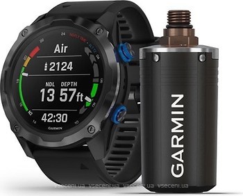 Фото Garmin Descent Mk2i T1 Bundle Titanium Carbon Gray DLC with Black Band (010-02132-03)