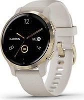 Фото Garmin Venu 2S Light Gold Stainless Steel Bezel with Light Sand Case and Silicone Band (010-02429-01)