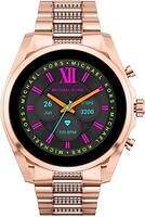 Фото Michael Kors Gen 6 44mm Rose Gold Stainless Steel with Glitz Center-link (MKT5135)