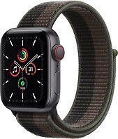 Фото Apple Watch Series 6 GPS + Cellular 40mm Space Gray Aluminum Case with Tornado/Gray Sport Loop (MKR33/MKQR3)