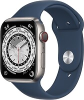 Фото Apple Watch Edition Series 7 GPS + Cellular 45mm Titanium Case with Abyss Blue Sport Band
