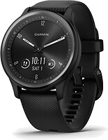 Фото Garmin Vivomove Sport Black Case and Silicone Band with Slate Accents (010-02566-00)